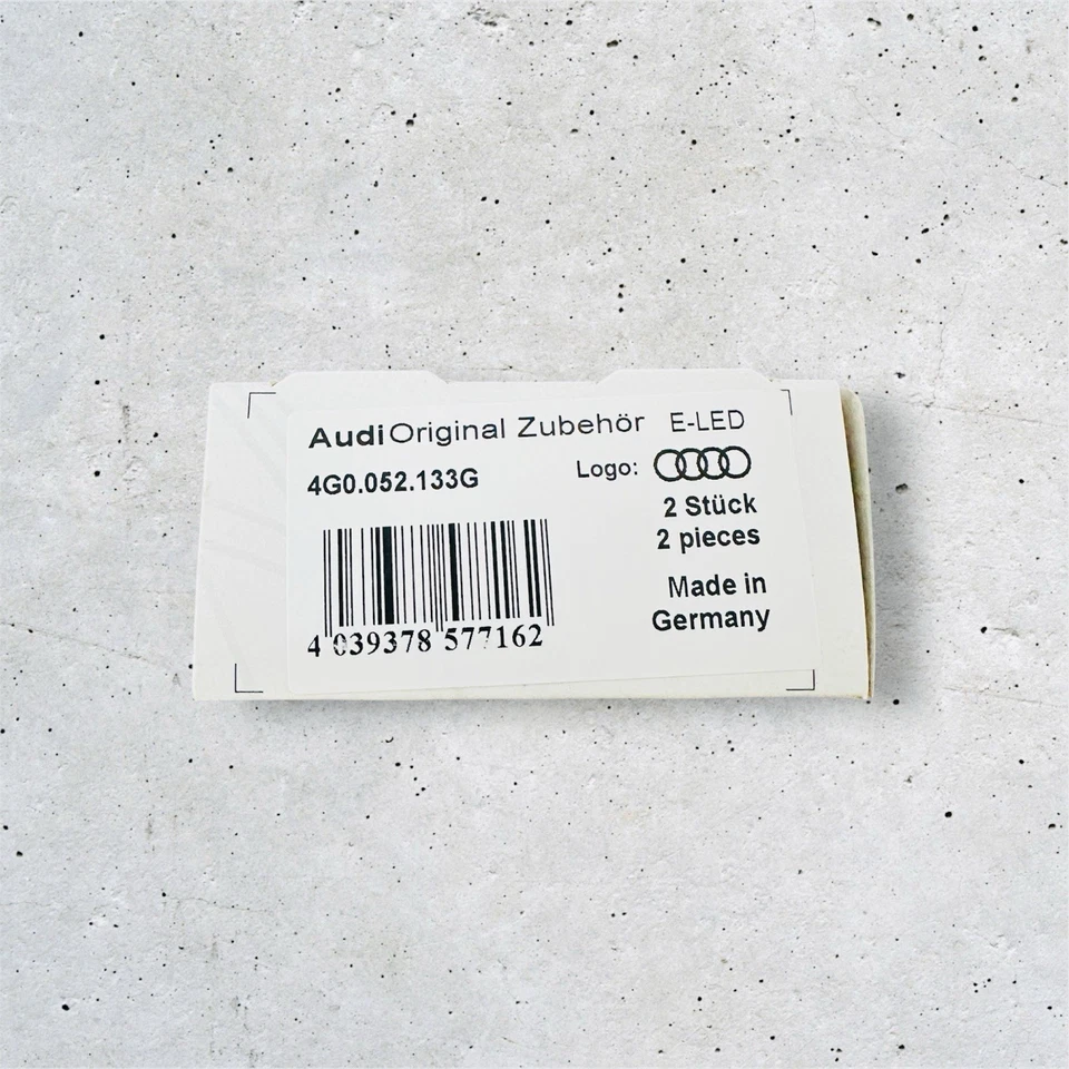 AUDI ENTRY LED PUDDLE LIGHT RINGS 4G0052133G COOL WHITE 5K (2 LED) - Image 2 of 4