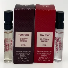 Tom Ford  Cherry Smoke 2 ML, Electric Cherry 2 ML, Cherry sample set, Gift set