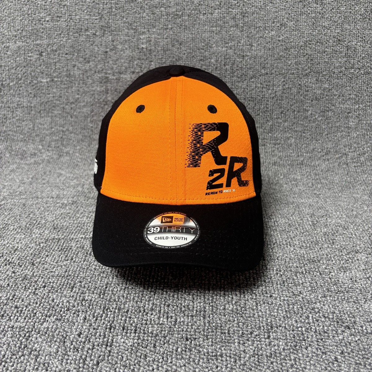 New Era KTM 39THIRTY Hat Youth R2R Ready to Race Stretch Fit Cap Orange Black