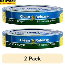 Blue Painter's Tape Medium Adhesion UV Resistant 14 Day Clean Removal Tape New