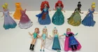 Disney Princess Glitter Magic Clip Polly Pocket LOT Dolls Ariel Toy