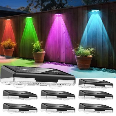 LED Solar Powered Fence Lights Outdoor Garden Door Wall Railing Stair Step Lamp
