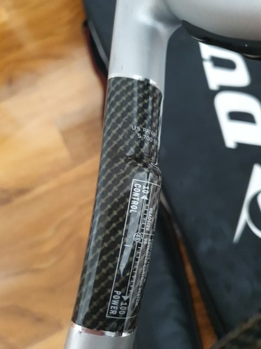 Dunlop C-Max 98 Muscle Weave Tennis Racket W/ Cover. 3: 4 3/8" . New Grip Fitted - Bild 10 von 11