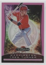 2020 Panini Chronicles Titan Pink 2/25 Trea Turner #21 0zd5