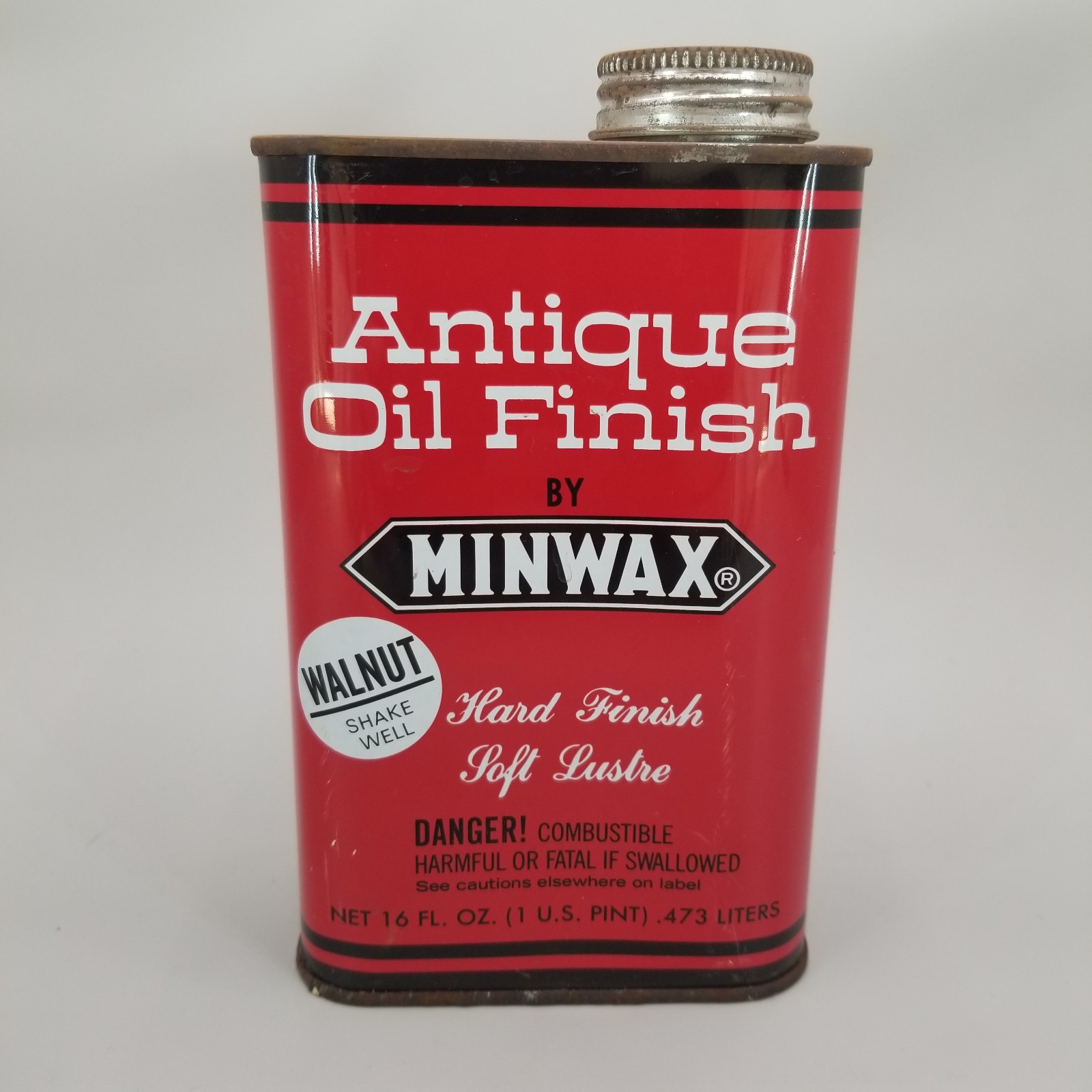 Minwax Antique Oil Finish Walnut Pint 16 ounce Hard Finish Soft Lustre NEW