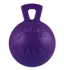 Jolly Pets Tug-n Toss Heavy Duty Dog Toy Ball with Handle XL Purple