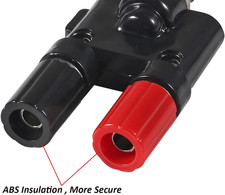 4Pcs BNC Male Plug to 2X 4Mm Dual Banana Female Connector BNC Banana Adapter ...