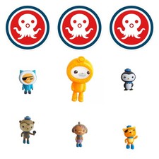 Octonauts Magazine Figures – Captain Barnacles, Peso, Shellington, Tweak & Dashi