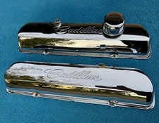 1964-1967 Cadillac Deville 429 V8 Chrome Valve Covers Rocker Arm Covers Oem Gm 1964-1967 Cadillac Deville 429 V8 Chrome Valve Covers Rocker Arm Covers Oem Gm