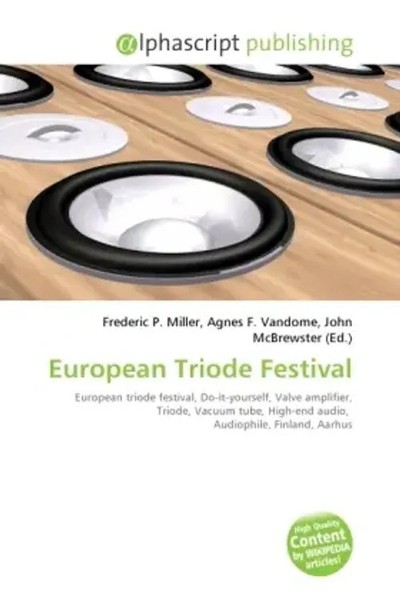 Frederic P. Miller (U. A.) | European Triode Festival | Taschenbuch | Englisch-image