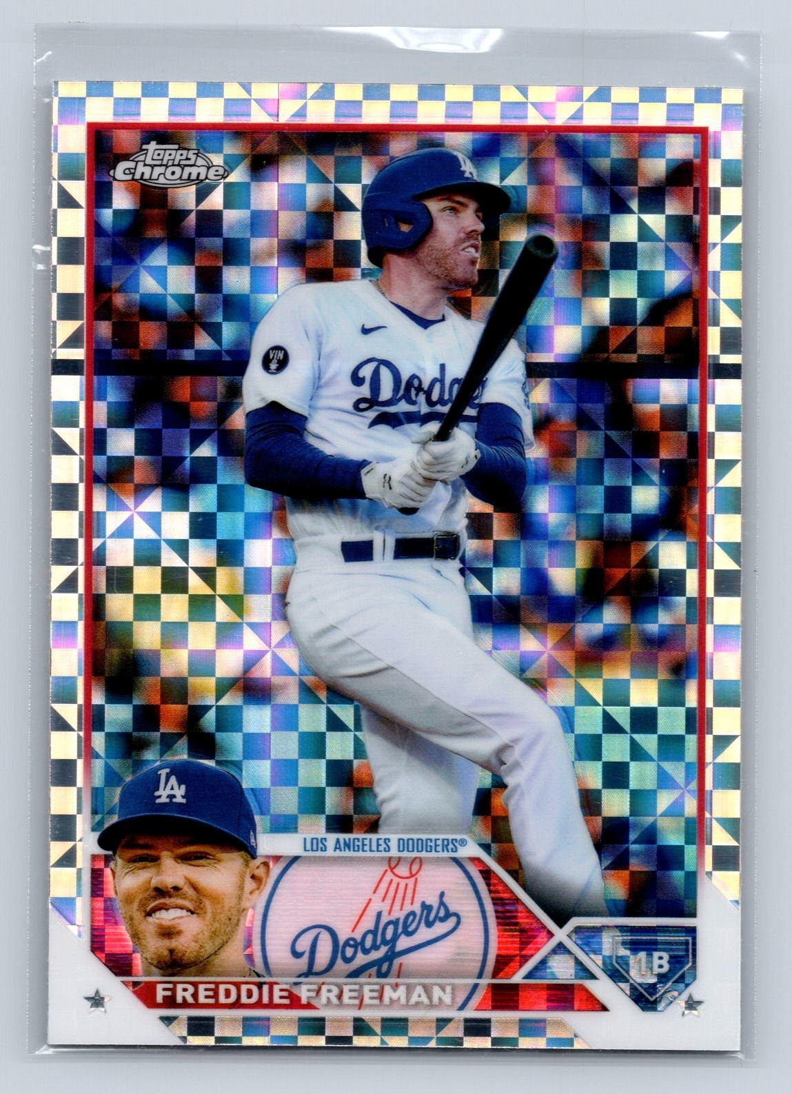 2023 Topps Chrome Freddie Freeman X-Fractor 5