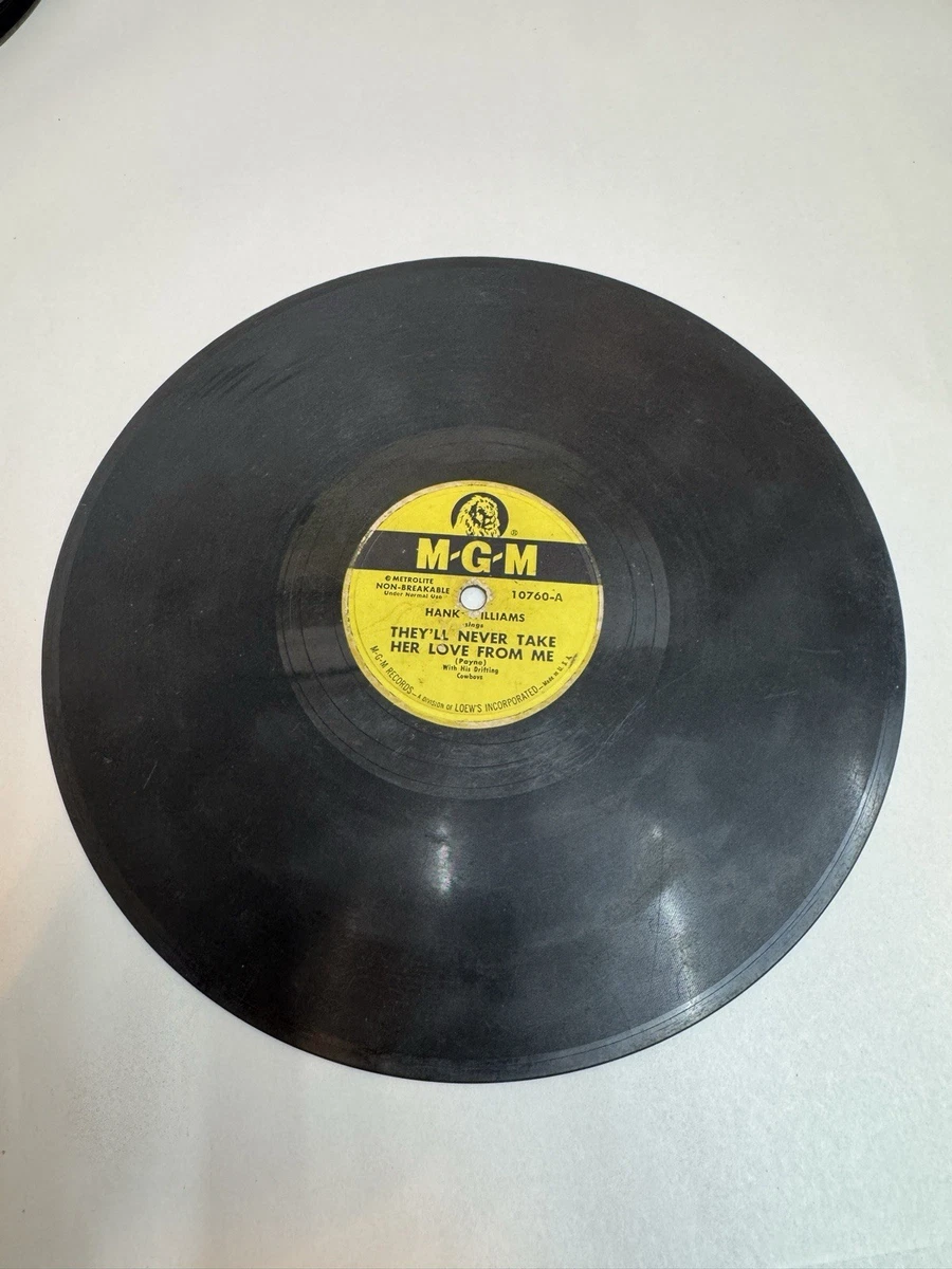 Hank Williams 78 RPM Vinyl Records for sale - eBay
