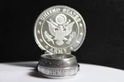 Custom Ring Project From A 1 oz Silver Round - U.S. Army Seal