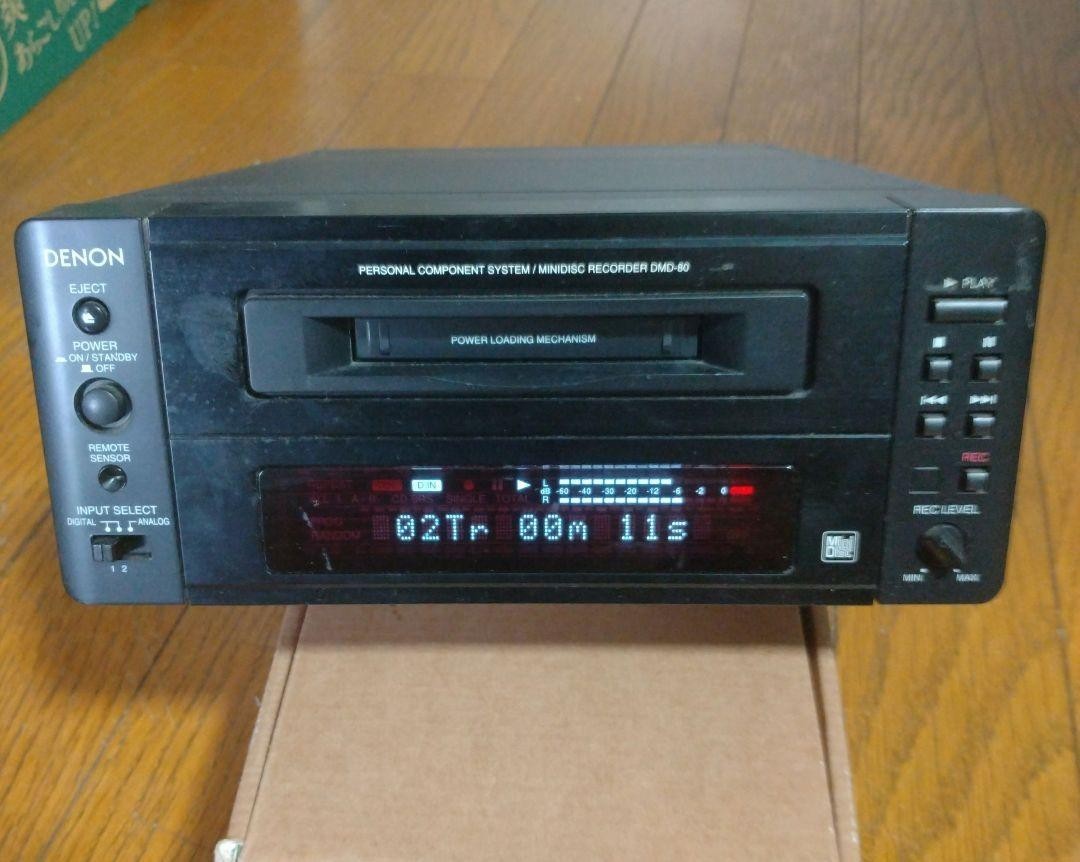 ミニディスク　MD DMD-80 DENON ミニディスクシステムMD DMD-80 DENON