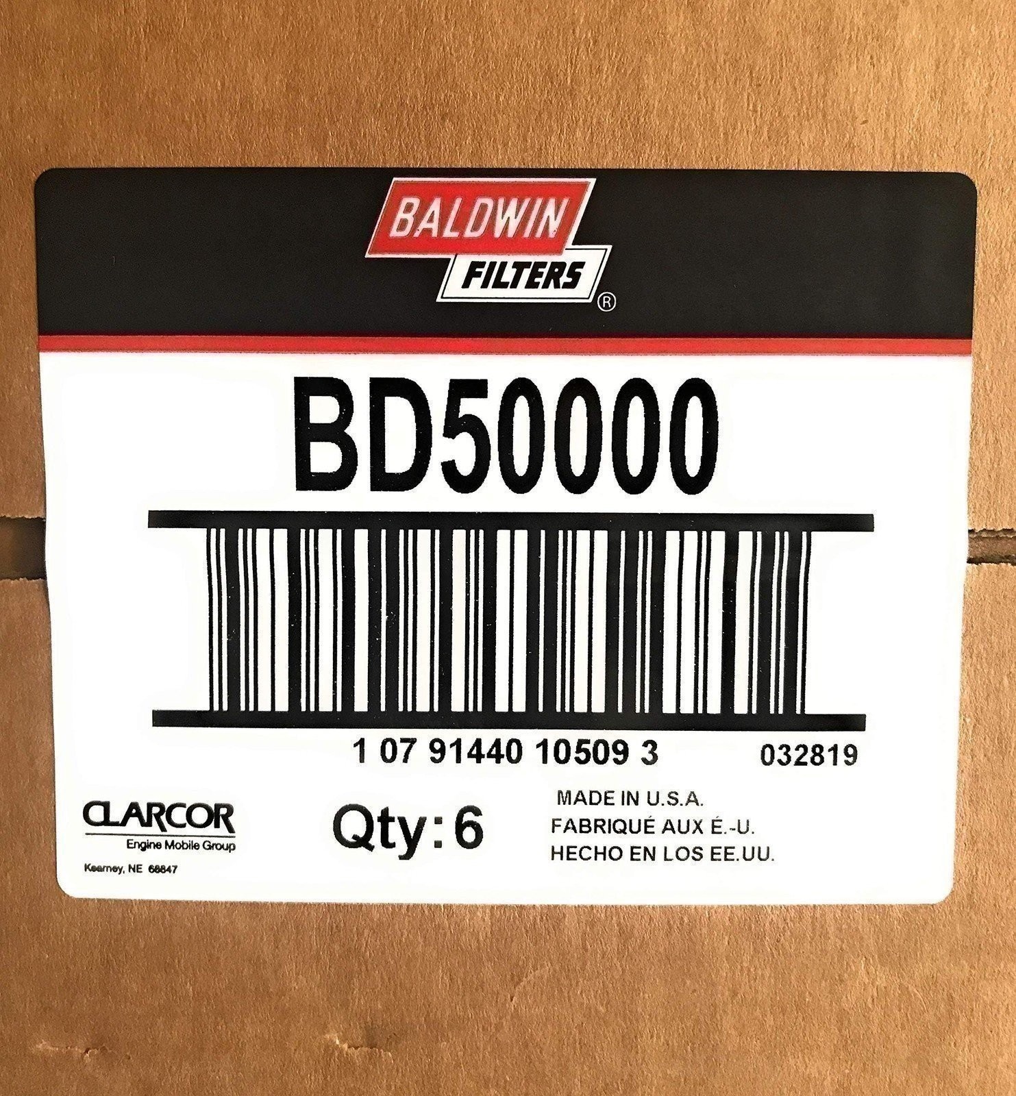 S Bd50000 - Spin-on M95 X 2.5mm Thread 11-25/32 L