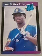 1989 Donruss - Rated Rookie Ken Griffey Jr #33 *Denotes* on Back (RC)