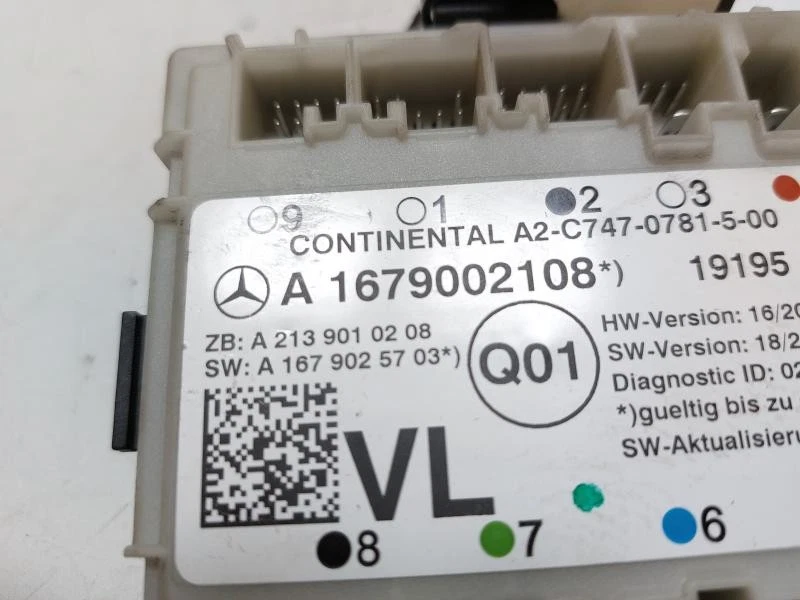 A1679002108 CENTRALINA COMFORT SX PORTA ANTERIORE MERCEDES-BENZ SPRINTER (W910)  - Immagine 4 di 4