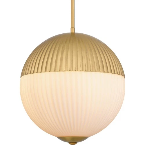 Brushed Gold Two Light Pendant from the Quoizel Pendant Collection - Picture 5 of 6