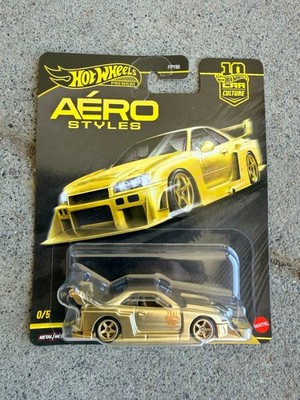Hot Wheels Premium Car Culture Aero Styles Nissan Skyline Gold Chase 0/5