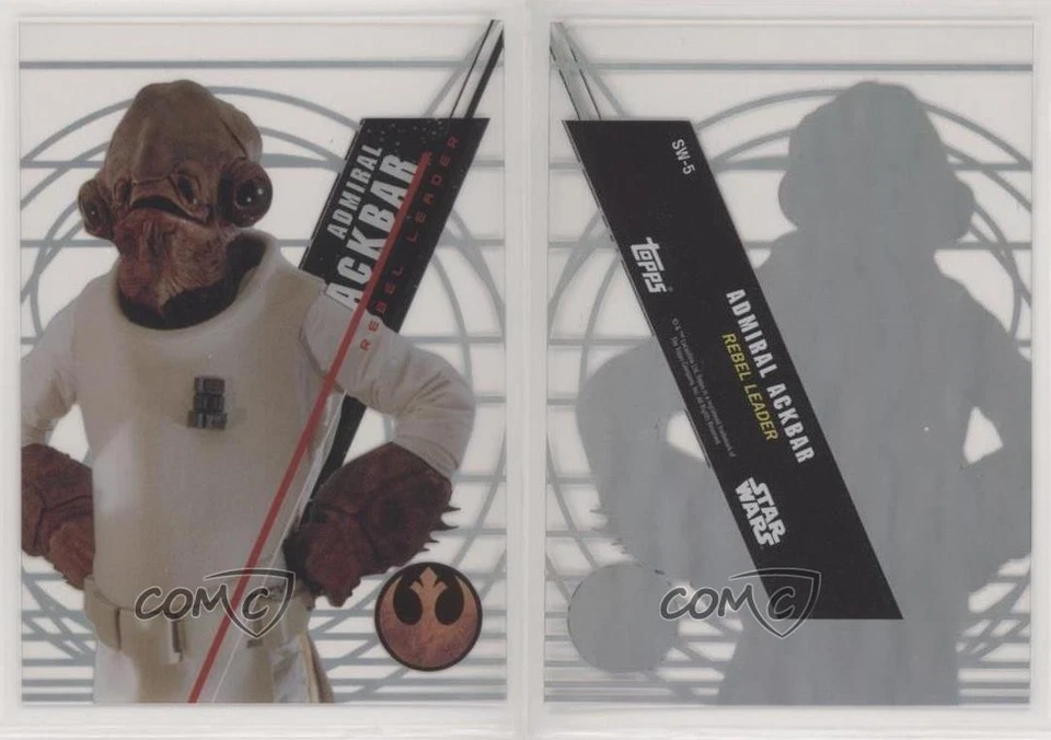 2016 Star Wars High Tek Pattern 5 Rebel Hoth Tactical Screen Admiral Ackbar 9e1 - Image 3 of 3