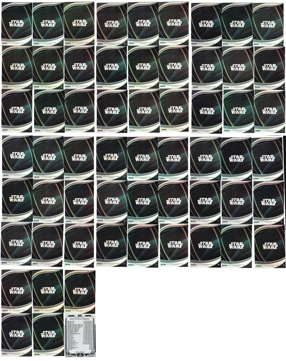 COMPLETE 59 CARD SET 2025 Star Wars CardFun Power of the Force