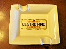 J.C. NEWMAN CIGAR CO. 'CUESTA-REY' CENTRO FINO SUNGROWN CIGAR PORCELAIN ASHTRAY