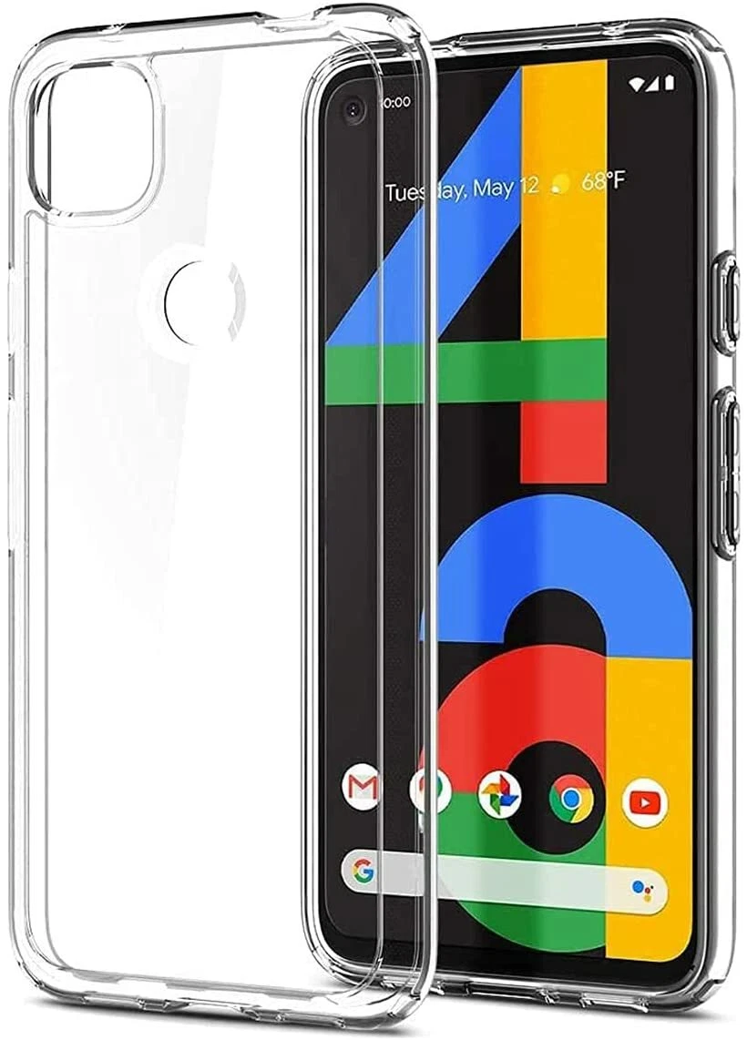 Google Pixel 4A 0.1oz Back Cover Soft Gel Solid Transparent eBay