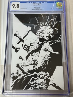 Ultra mega #5 Mignola Sketch Virgin Variant CGC 9.8