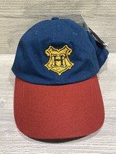 New Harry Potter Hogwarts Wizarding World Snapback Hat Red/Blue Adjustable Back