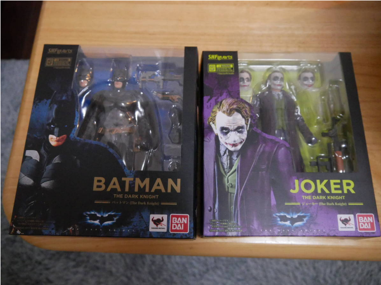 BANDAI S.H.Figuarts BATMAN & JOKER The Dark Knight Released in