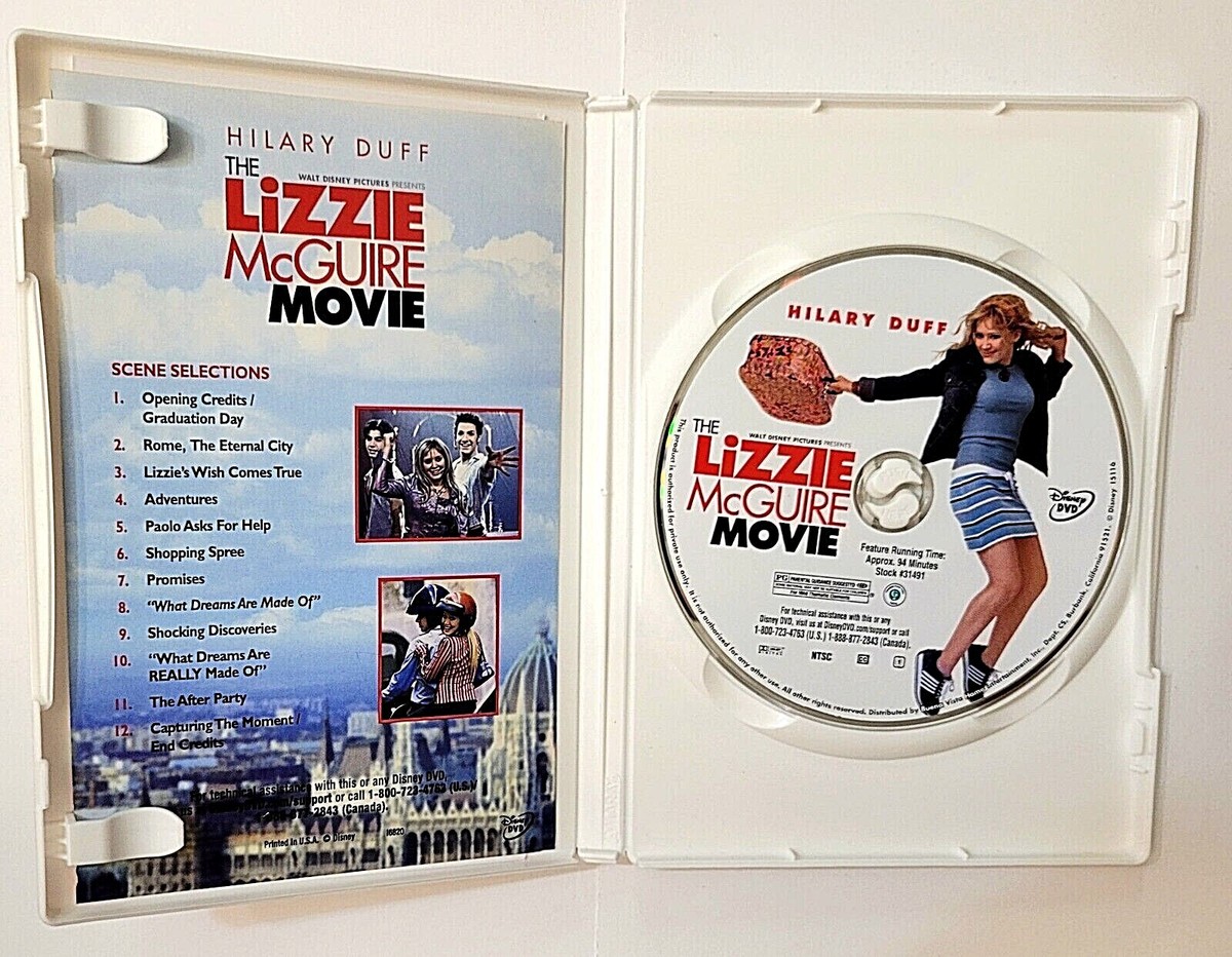 THE LIZZIE McGUIRE MOVIE (2003, DVD) Hilary Duff