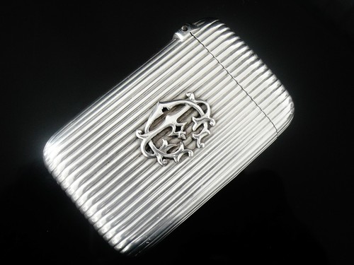 Antique Russian Silver Vesta Case Match Safe, Pavel Ovchinnikov Moscow c.1890 - Picture 3 of 11