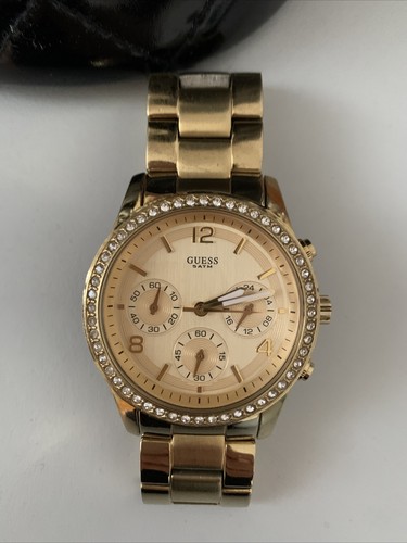 Guess Designer Watch W16567L1- Colour Gold Multi Dial Steel Genuine - Picture 3 of 11