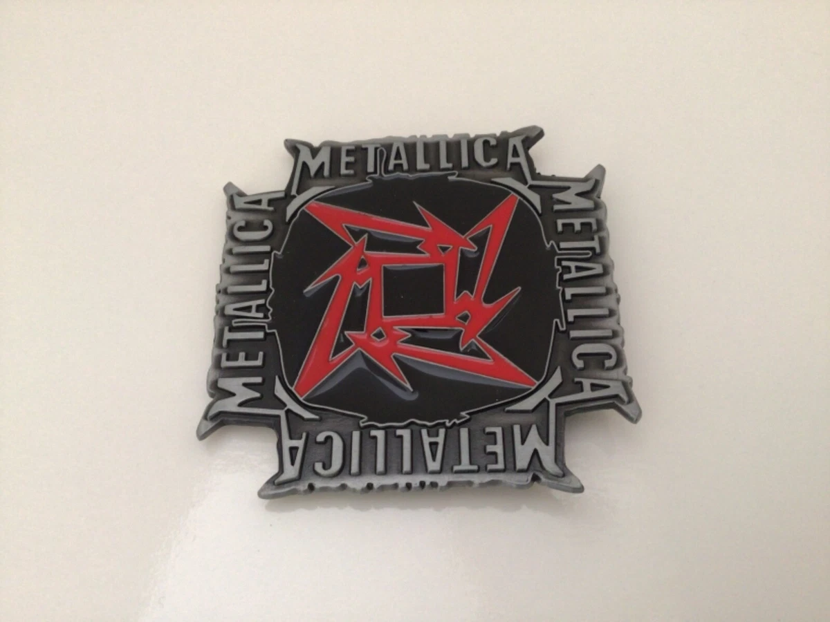 Metallica belt shop buckle