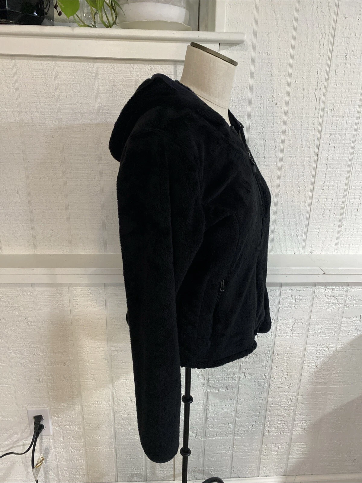 merrell fuzzy fleece full zip zip pockets jacket
