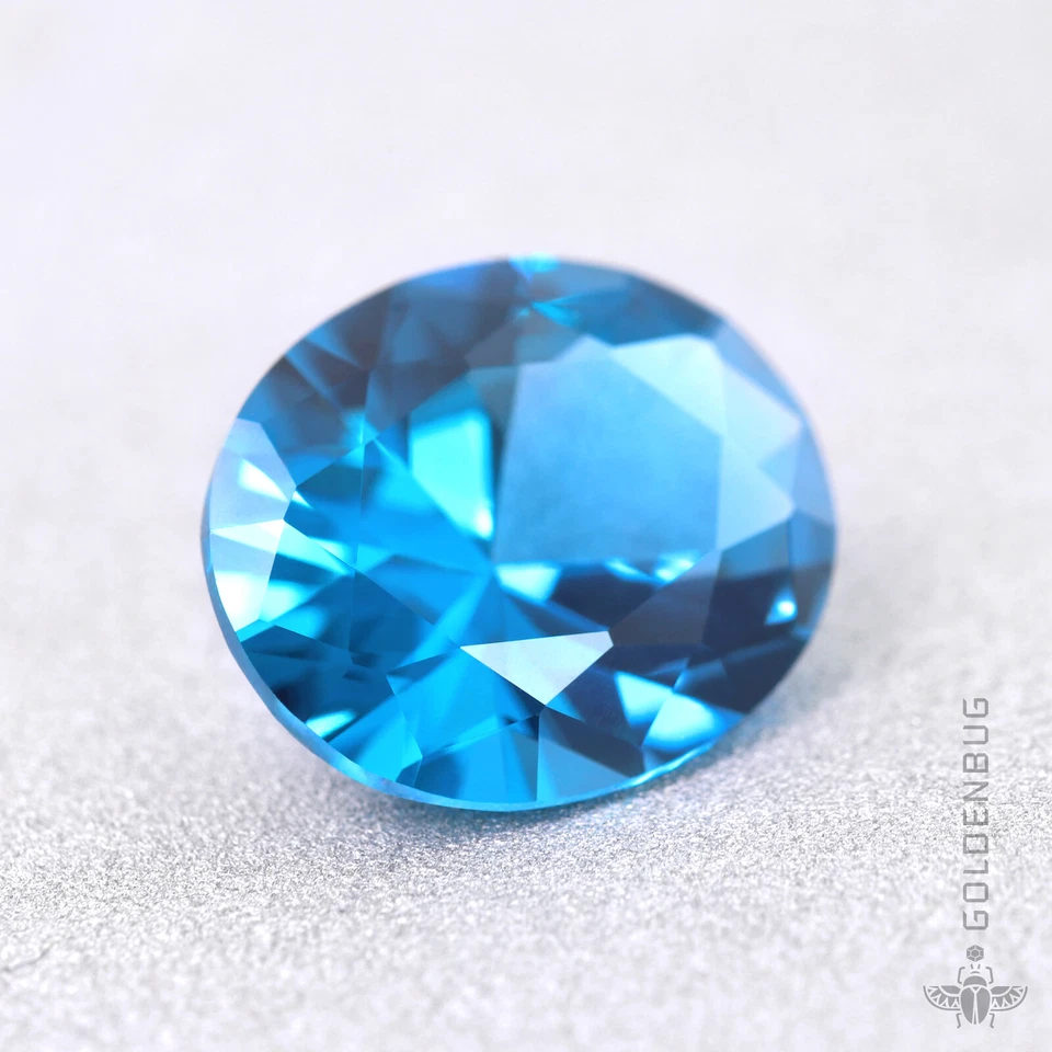 Blue Spinel Loose Gemstone Oval Cut Best Quality Genuine Lab Created Stone EU - Image 3 of 4