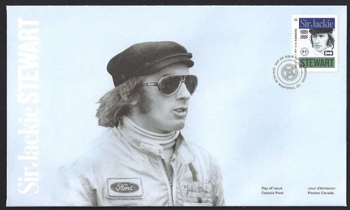 🍁Canada   #2993   "Jackie Stewart"    Brand New  2017 First Day Cover