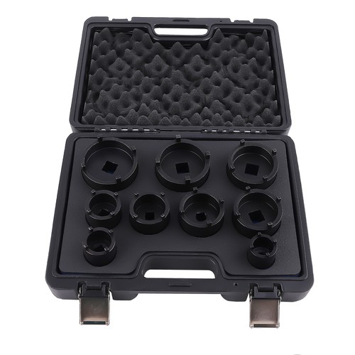 9X 1/2" & 3/4" DRIVE GROOVED LOCK NUTS SOCKET SET FOR KM4, KM5, KM6, KM7, KM8 - Picture 12 of 12