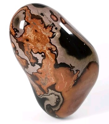Polychrome Jasper Polished Freestand Madagascar 4lbs 5.1oz.