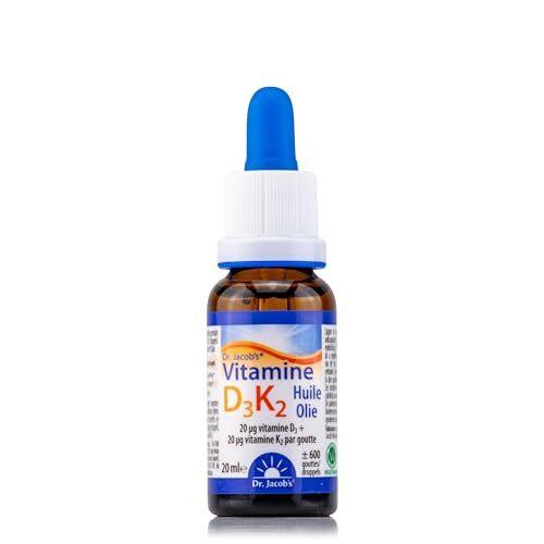 Vitamine D3K2 - Dr. Jacob's - 20 ml - 800 U.I.