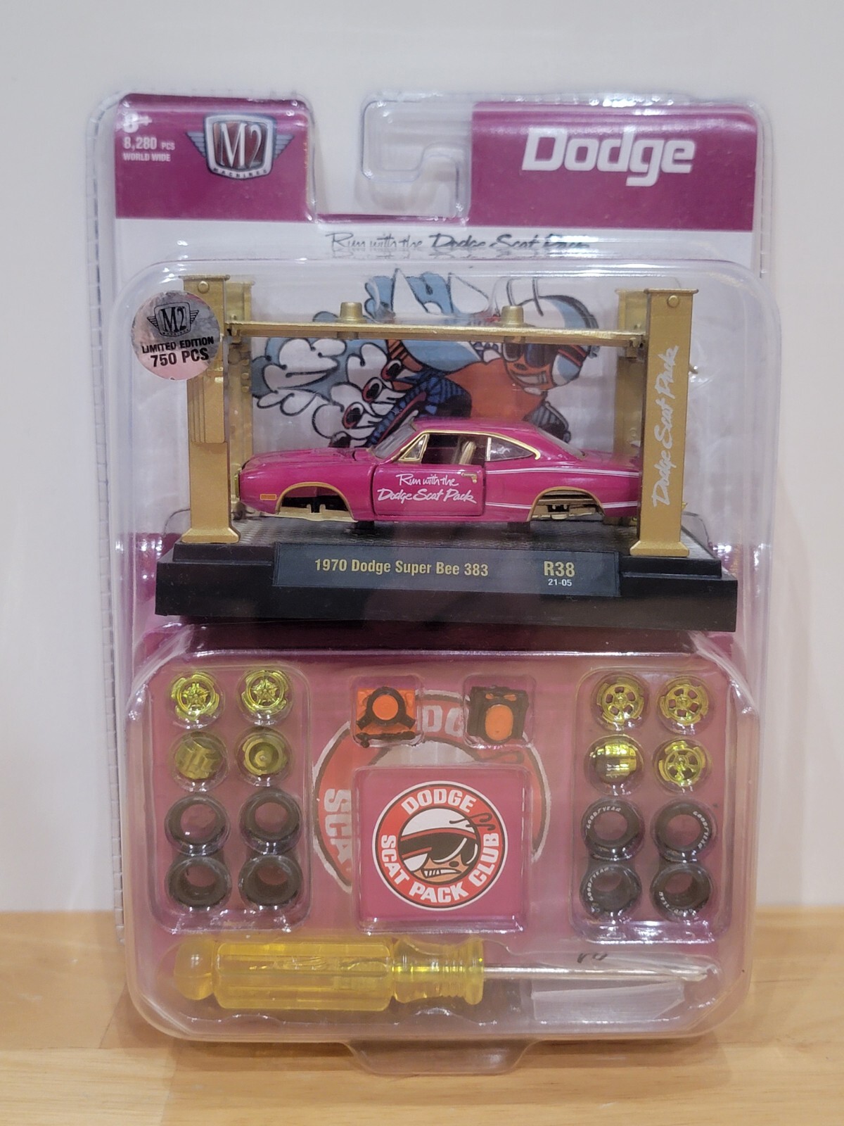 M2 MACHINES Model Kit 1970 Dodge Super Bee 383 Scat Pack Chase R38 21-05