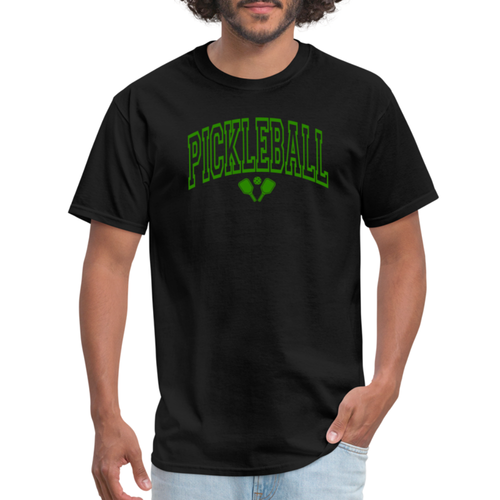 Pickleball T-Shirt (Arched Green Letters) - Picture 16 of 63
