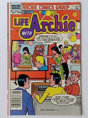 Life With Archie #254 Comic Book - Betty & Veronica Cover - Great Pics!