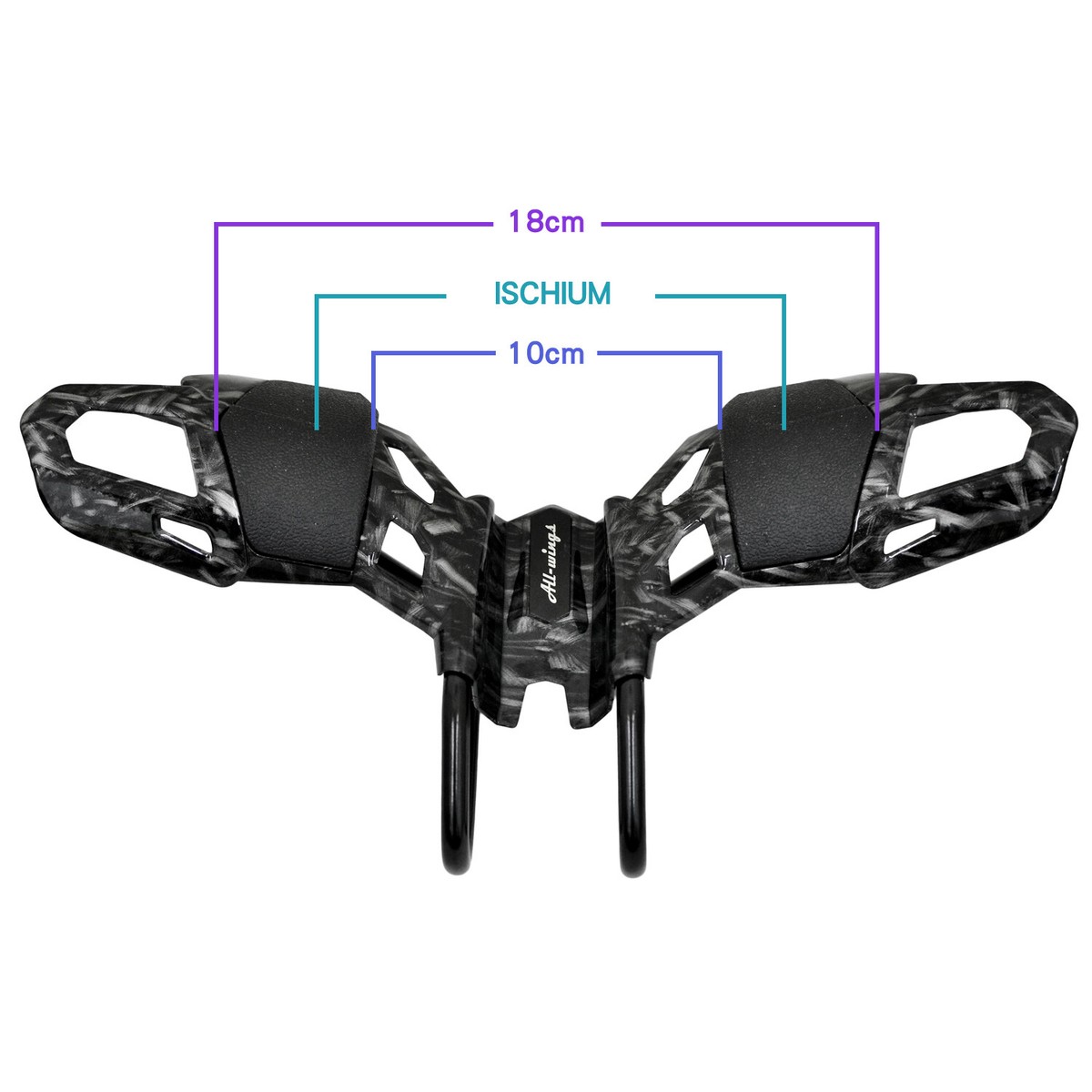 All-wings Super Hornet EVO 4.0 Road MTB Saddle w/Cover ,Carbon