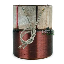 2.5" Voice Coil Dual 4 Ohm 4-Layer Copper With Leads Subwoofer Speaker Parts