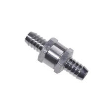 12mm 1/2" Fuel Non-Return One Way Check Valve Petrol Diesel Oil Aluminum