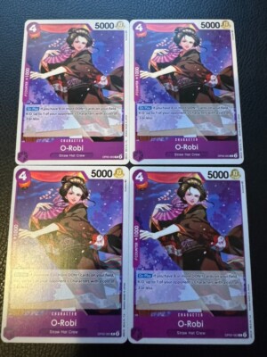 O-Robi OP05-063 One Piece CCG Awakening of the New Era Englisch x4 Playset