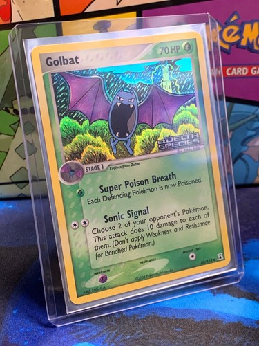 LP - Golbat - 43/113 - Reverse Holo Uncommon - Pokemon EX Delta Species