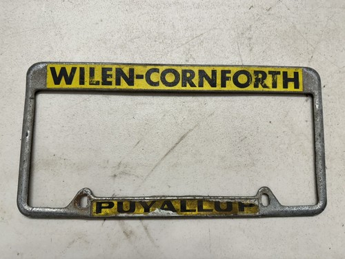 Wilen Cornforth Puyallup WA Oldtimer Metall Händler Nummernschild Rahmen Buick GMC - Bild 1 von 6