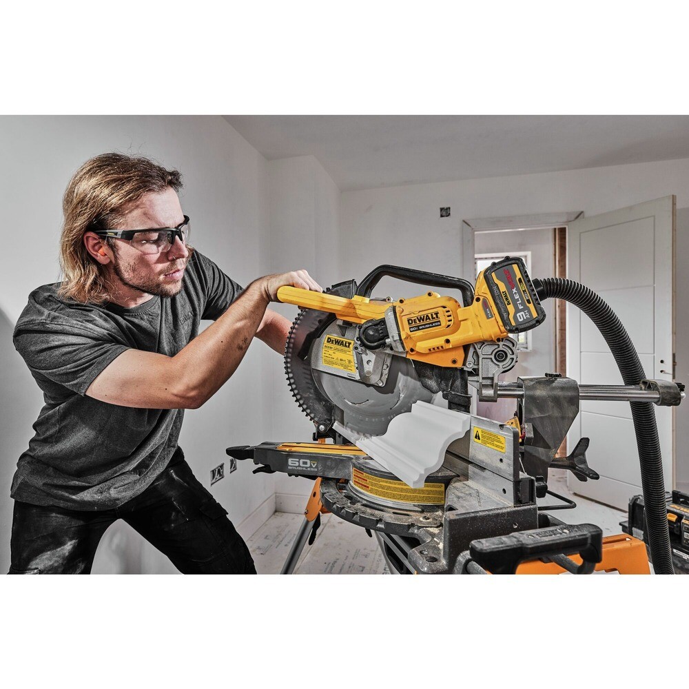 DEWALT DCS781B 60V MAX 12 in. Double Bevel Sliding Miter Saw (Tool Only) New